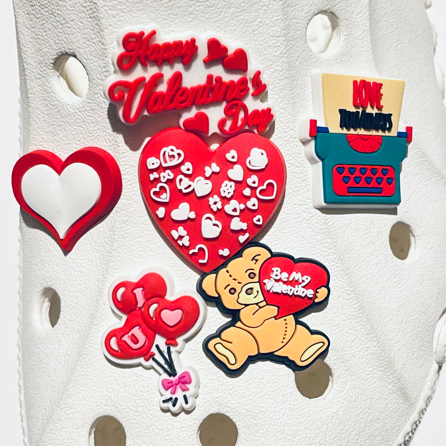 Valentine Shoe Charms