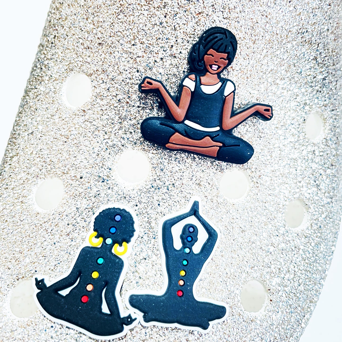 Chakra Meditation Yoga Shoe Charm