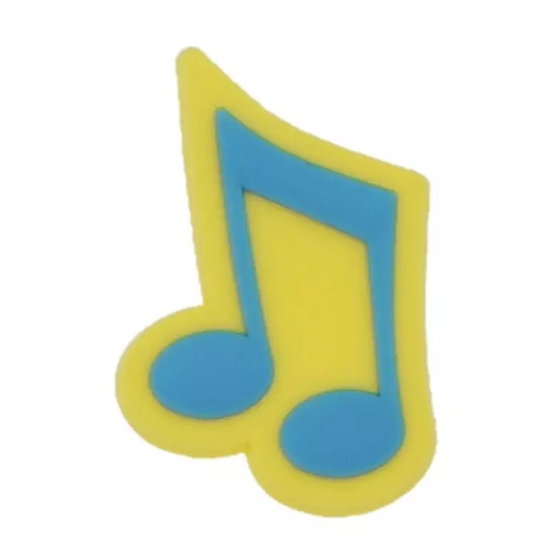 Music Notes Shoe Charm