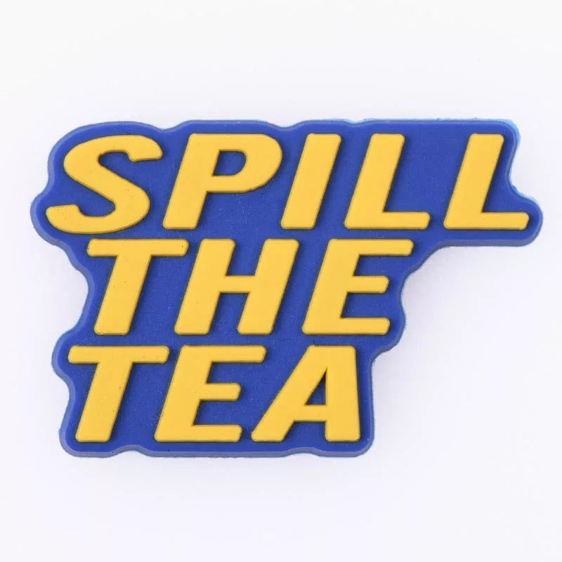 Sips & Spill the Tea Lovers Beverage Shoe Charms