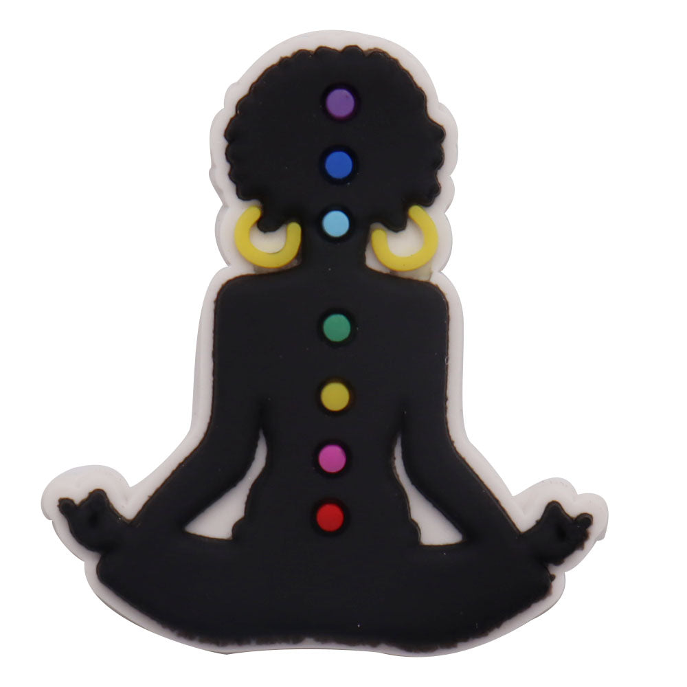 Chakra Meditation Yoga Shoe Charm