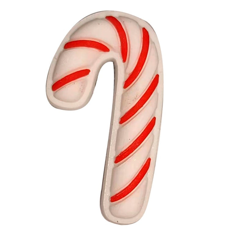Christmas Peppermint Candy Gingerbread House Shoe Charm