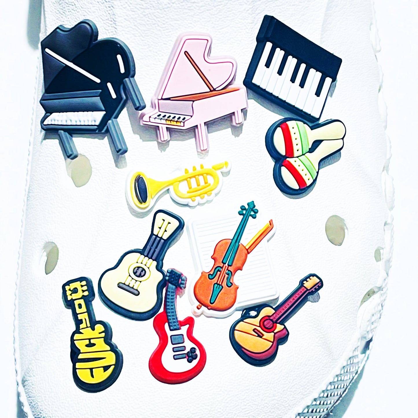 Music Instruments Shoe Charm
