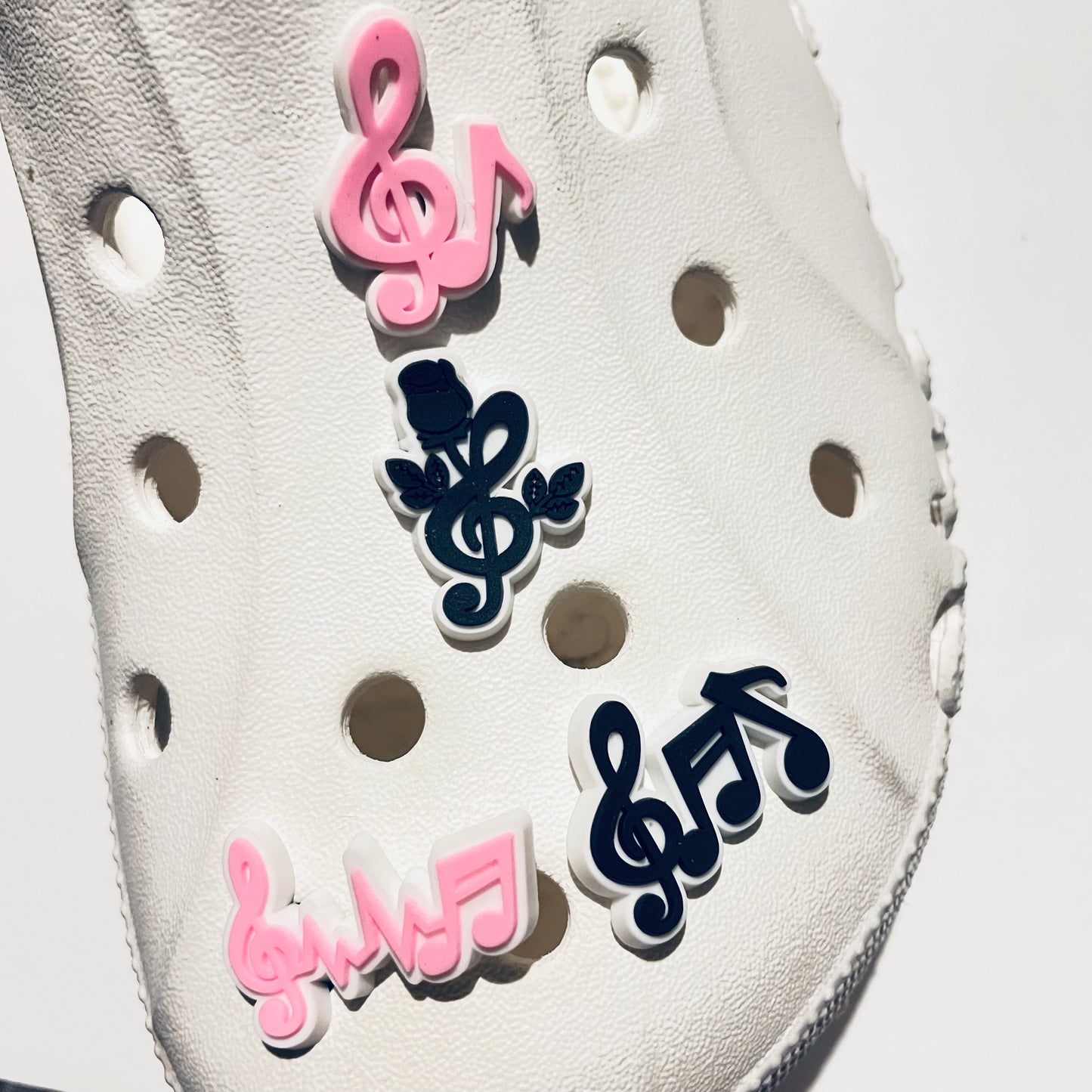 Music Notes Shoe Charm