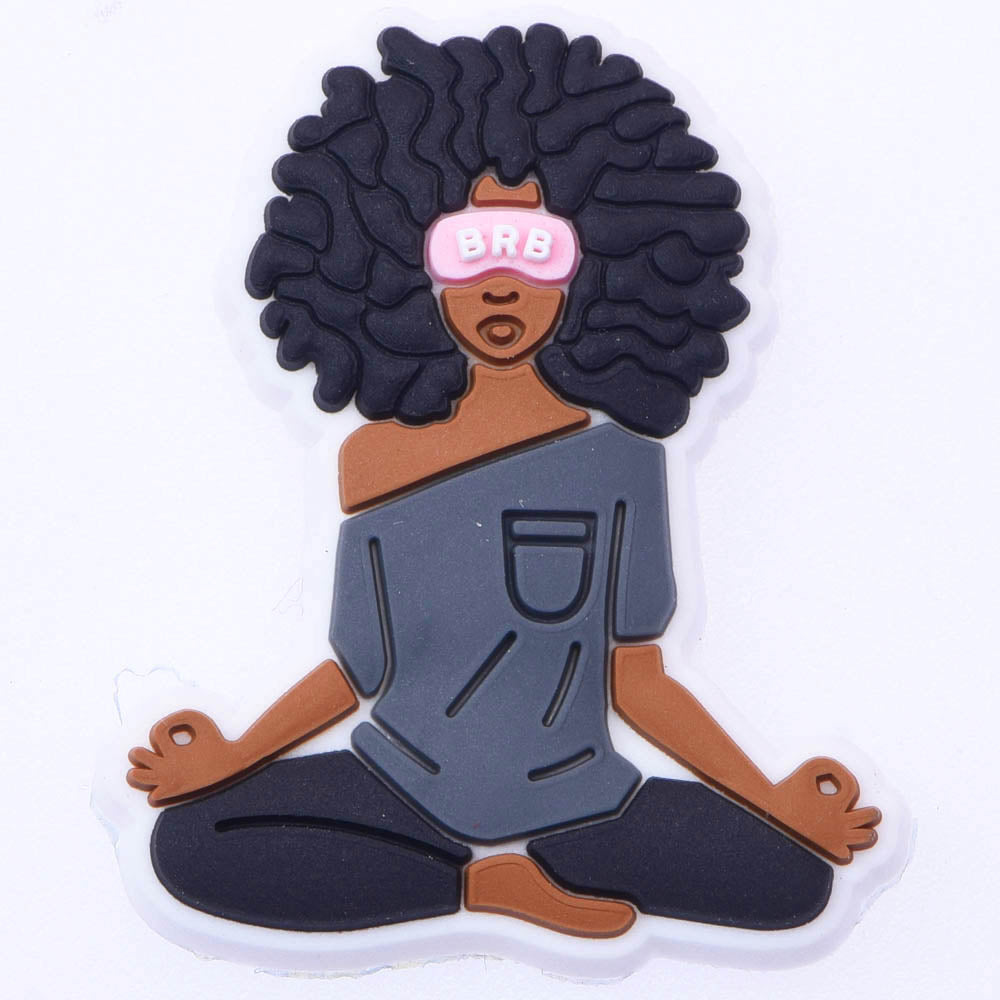 Chakra Meditation Yoga Shoe Charm