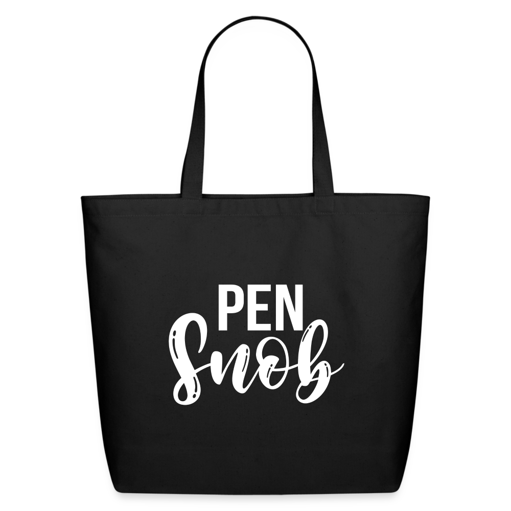 Pen Snob Eco-Friendly Cotton Tote - black