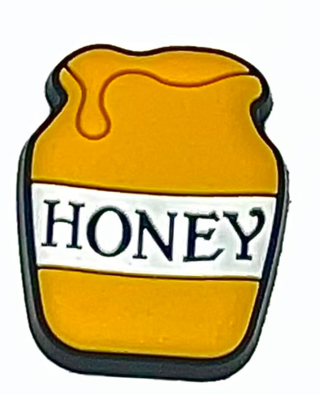 Bee & Honey Shoe Charms