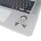 Strong Survivor Warrior Resilient Black Ribbon Kiss-Cut Stickers