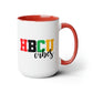 HBCU Vibes Two-Tone Coffee Mugs, 15oz