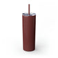 VUU Alumni Skinny Tumbler with Straw, 20oz