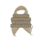 Strong Survivor Warrior Resilient Gold Ribbon Kiss-Cut Stickers