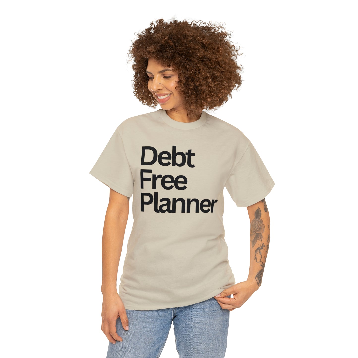 Debt Free Planner Unisex Heavy Cotton Tee