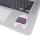 Strong Survivor Warrior Resilient Pink Ribbon Kiss-Cut Stickers