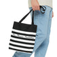 Pen Planner Possibilities Striped Tote Bag (3 Sizes Available)