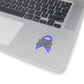 Strong Survivor Warrior Resilient Blue Ribbon Kiss-Cut Stickers