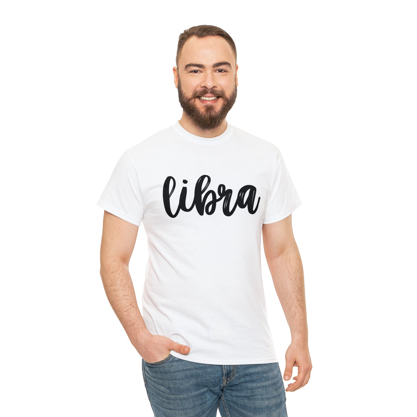Libra Unisex Heavy Cotton Tee