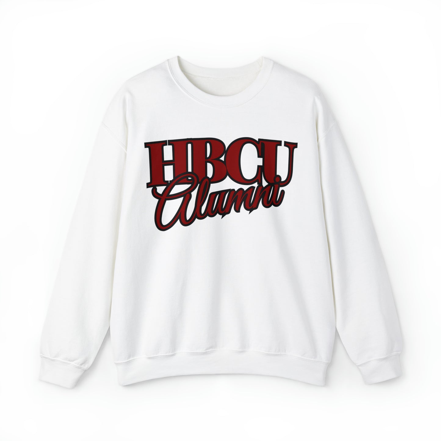 HBCU Alumni (Burgundy/Black) Unisex Heavy Blend™ Crewneck Sweatshirt
