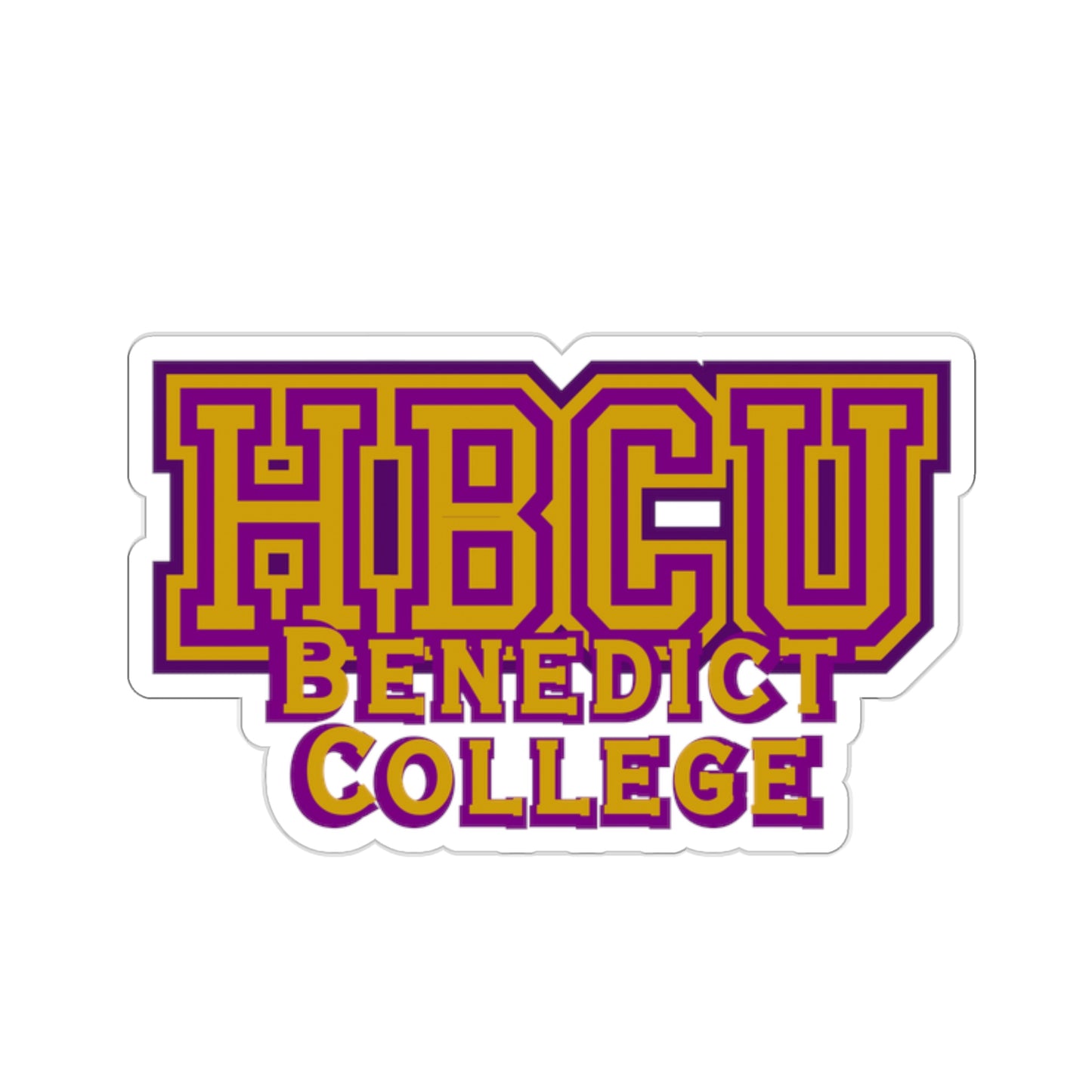 HBCU Benedict College Alumni Kiss-Cut Stickers