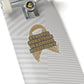 Strong Survivor Warrior Resilient Gold Ribbon Kiss-Cut Stickers