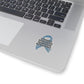 Strong Survivor Warrior Resilient Teal Ribbon Kiss-Cut Stickers