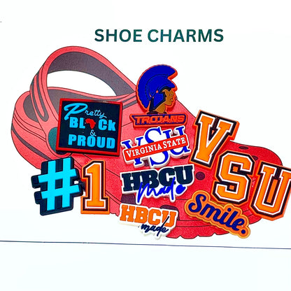 Number 1 Finger Hashtag Shoe Charm