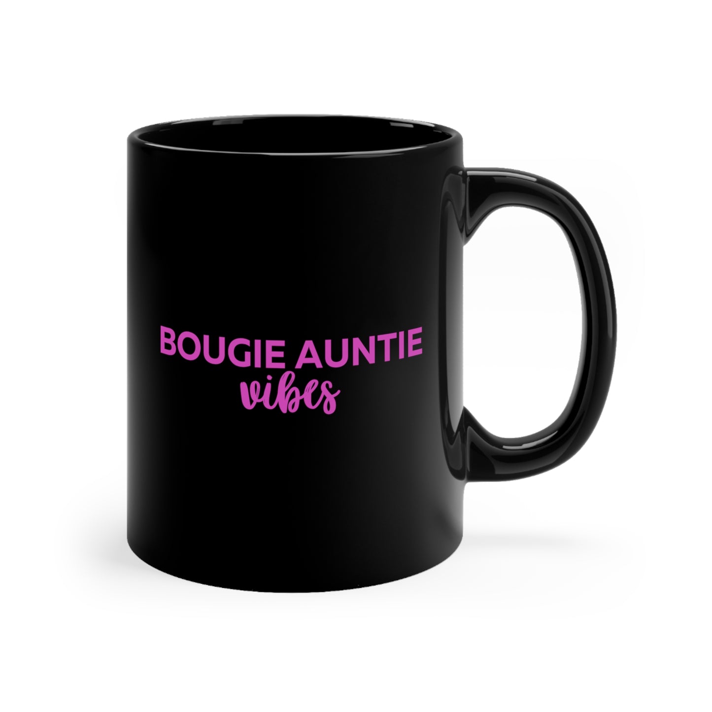 Bougie Auntie Vibes (Pink) Mug 11oz