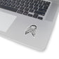 Strong Survivor Warrior Resilient Black Ribbon Kiss-Cut Stickers