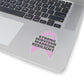 Strong Survivor Warrior Resilient Pink Ribbon Kiss-Cut Stickers