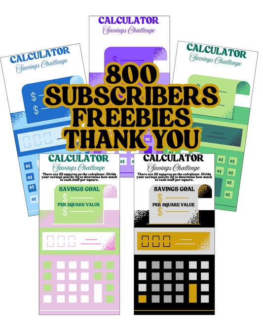 Calculator Savings Challenge