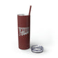 VUU Alumni Skinny Tumbler with Straw, 20oz