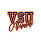 VSU Alumni Transparent Outdoor Stickers, Die-Cut, 1pcs