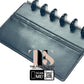 Black Leather Discbound Accessory Organizer