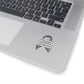 Strong Survivor Warrior Resilient Black Ribbon Kiss-Cut Stickers