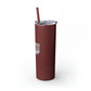 VUU Alumni Skinny Tumbler with Straw, 20oz