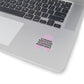 Strong Survivor Warrior Resilient Pink Ribbon Kiss-Cut Stickers