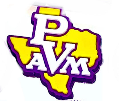 HBCU Shoe Charms - Prairie View A&M University PVAMU