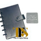 (Imperfect) Black Leather Discbound Accessory Organizer