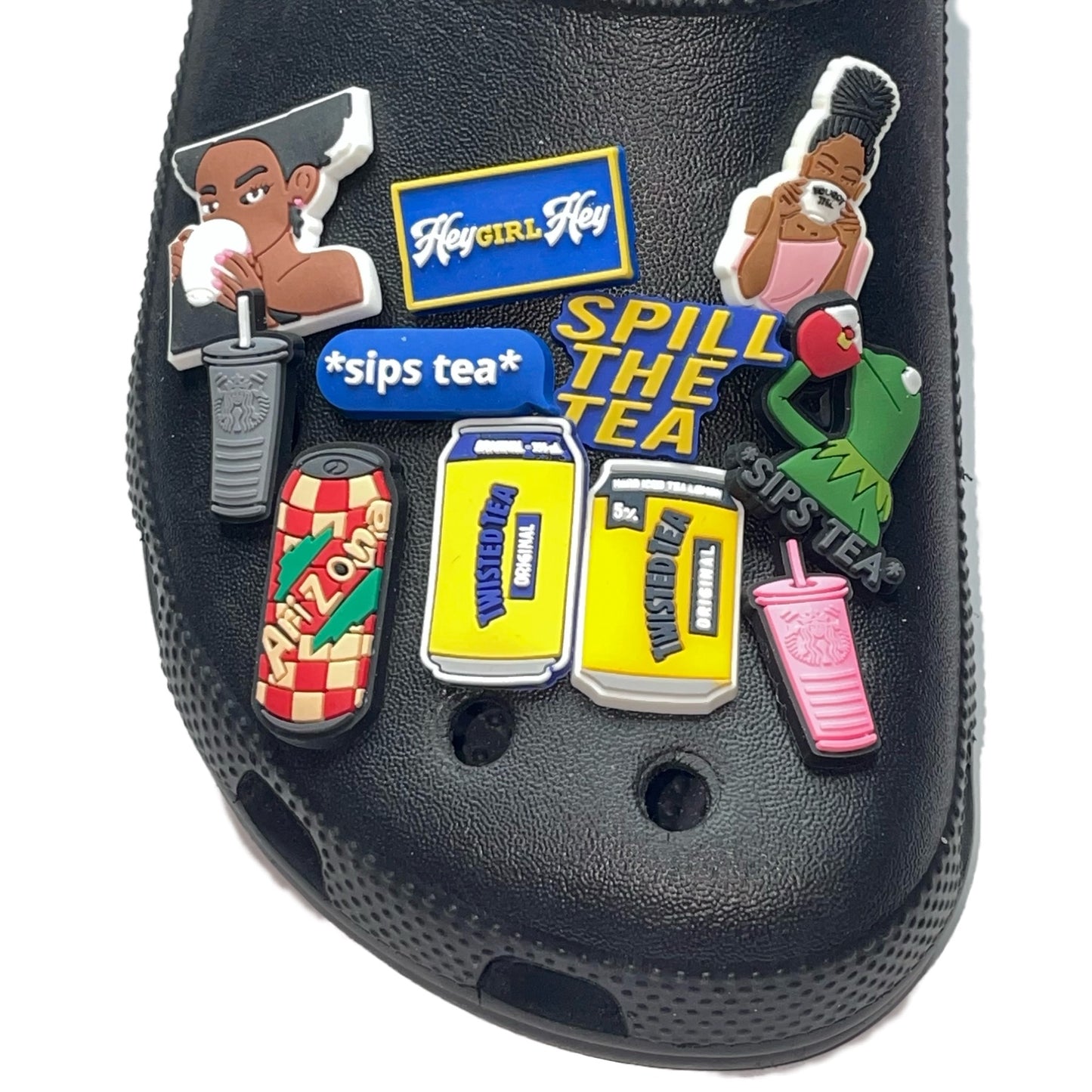 Tea Lovers Beverage Shoe Charms
