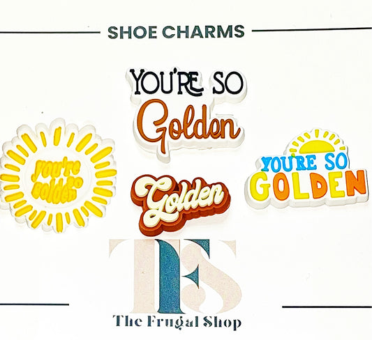 Golden Shoe Charm