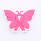 Butterfly Awareness Ribbon Shoe Charm