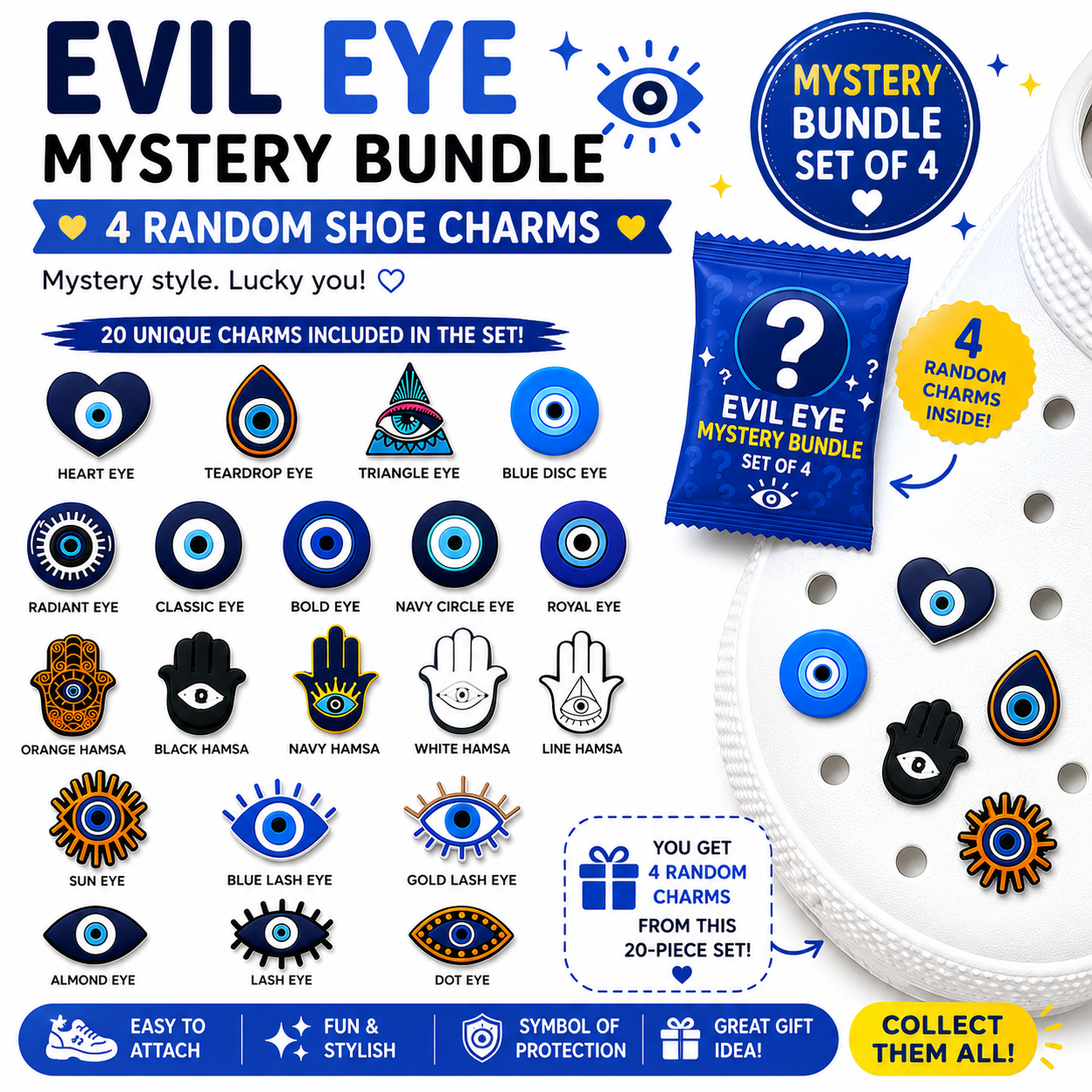 Evil Eye Mystery Bundle - 4 Piece Set