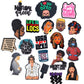 Natural Locs Coils Curls Afro Braids Short Hair Styles Shoe Charms