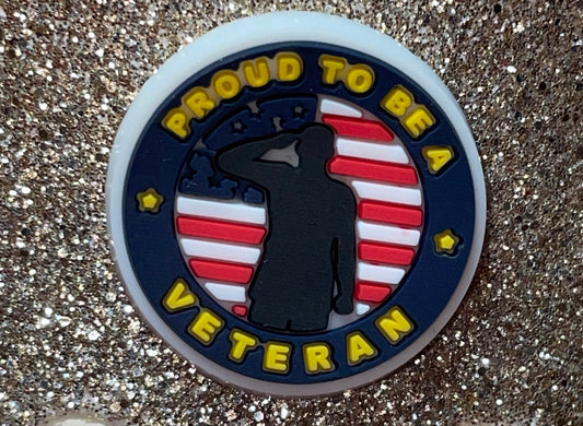 Veteran Shoe Charm