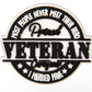 Veteran Shoe Charm