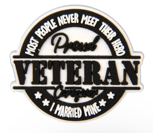 Veteran Shoe Charm