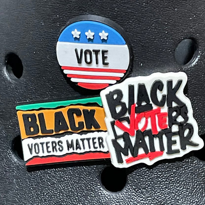 Black Voters Matter Shoe Charm