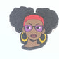 Bamboo Hoop Earrings Melanin Queens Shoe Charm