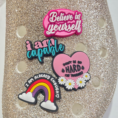 Affirmation Shoe Charm