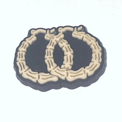 Bamboo Hoop Earrings Melanin Queens Shoe Charm