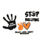 Stop Bullying Peace Love Unity Awareness Shoe Charm